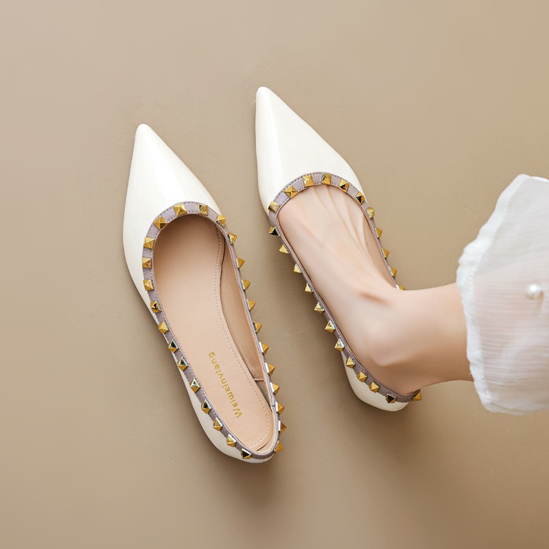Shoes For Women Flats - XIHAHA Woman Flats Pointed Toe Autumn