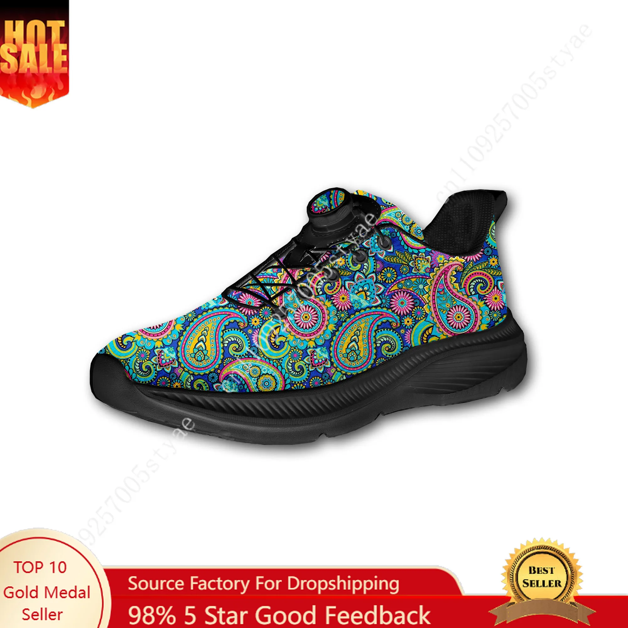 Bohemian Mandala Floral Print  - Women Shoes For Walking incelemesi ve fiyatı