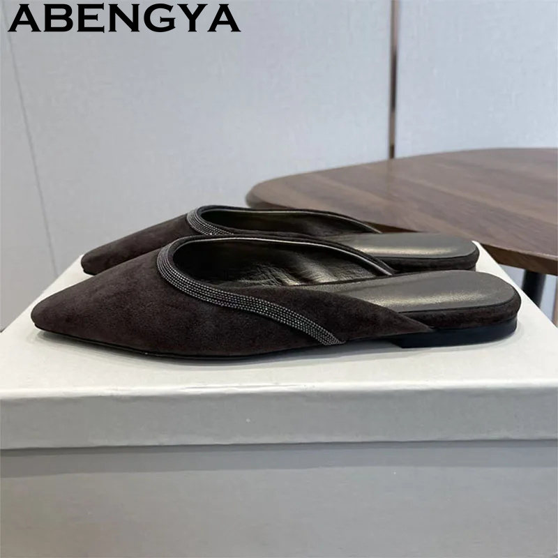 High Quality Suede Leather Poi - Women Shoes For Walking incelemesi ve fiyatı
