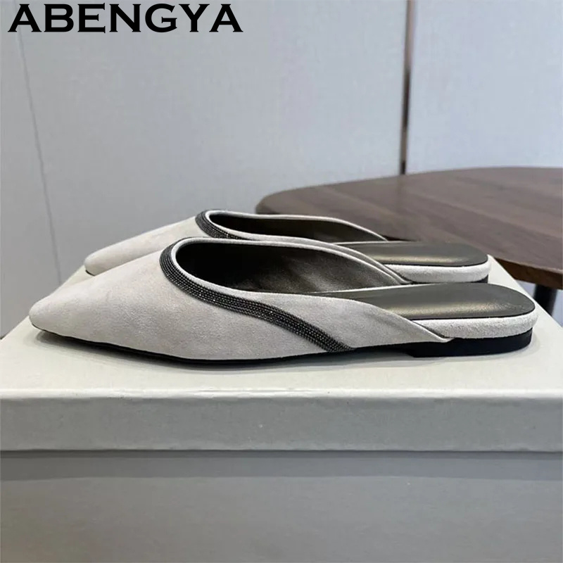 High Quality Suede Leather Poi - Women Shoes For Walking incelemesi ve fiyatı