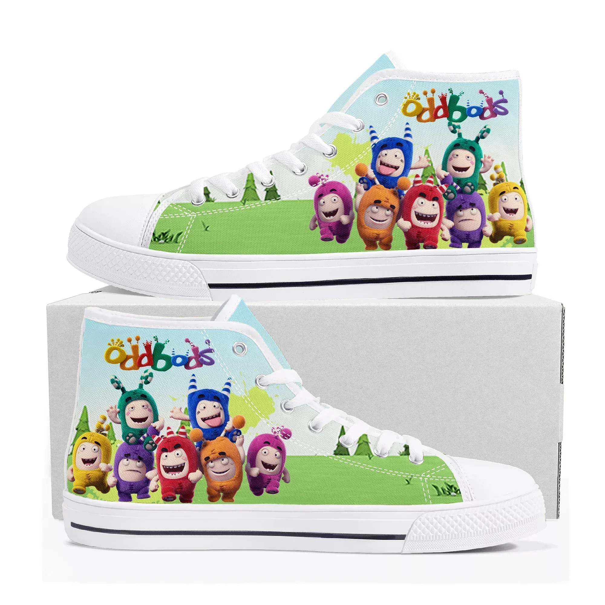 Oddbods High Top Sneakers Mens - Women Shoes Singapore incelemesi ve fiyatı