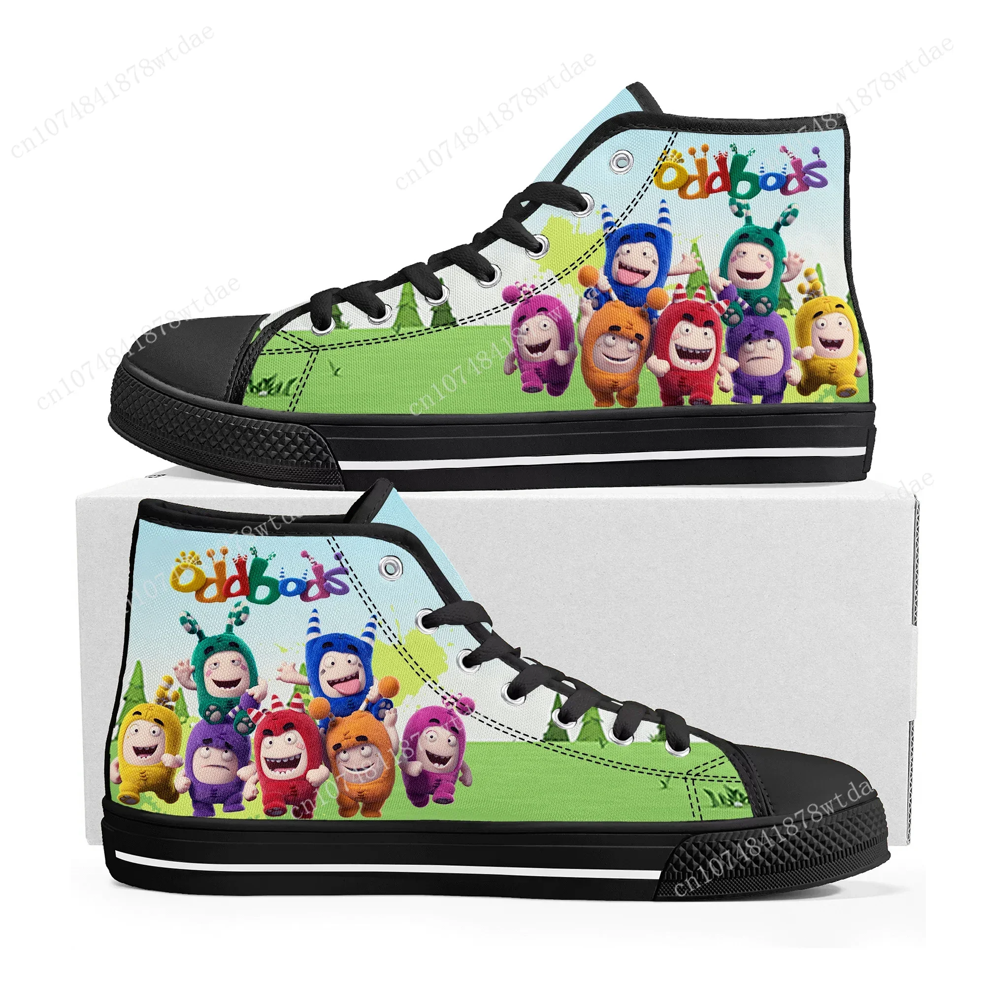 Oddbods High Top Sneakers Mens - Women Shoes Singapore incelemesi ve fiyatı