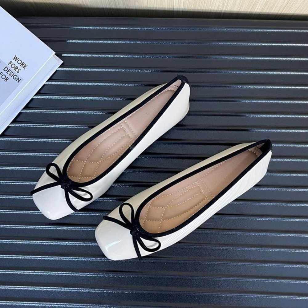 Women Nude Pink Patent Leather - Shoes For Women Flats incelemesi ve fiyatı