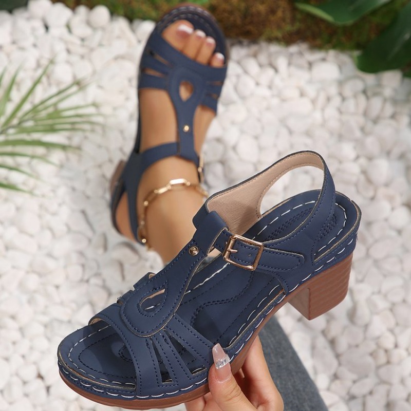 Women Vintage Sandals Block Mi - Women Shoes For Walking incelemesi ve fiyatı