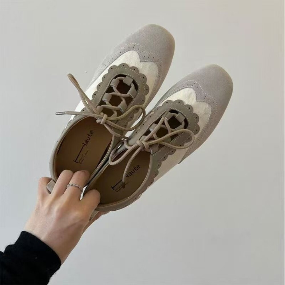Women's Retro Scalloped Brogue - Shoes For Women Flats incelemesi ve fiyatı