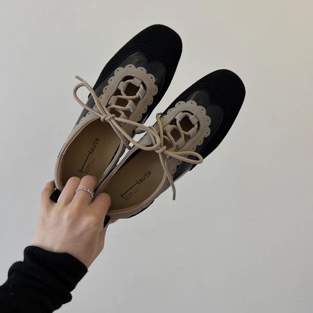 Women's Retro Scalloped Brogue - Shoes For Women Flats incelemesi ve fiyatı