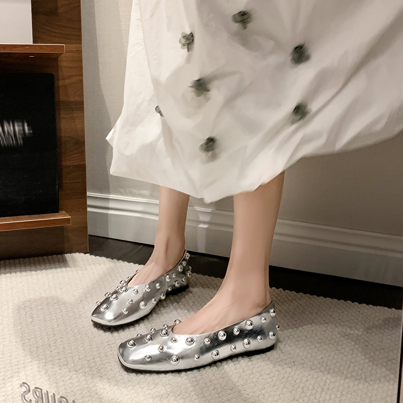 Women’s Genuine Leather Square - Shoes For Women Flats incelemesi ve fiyatı
