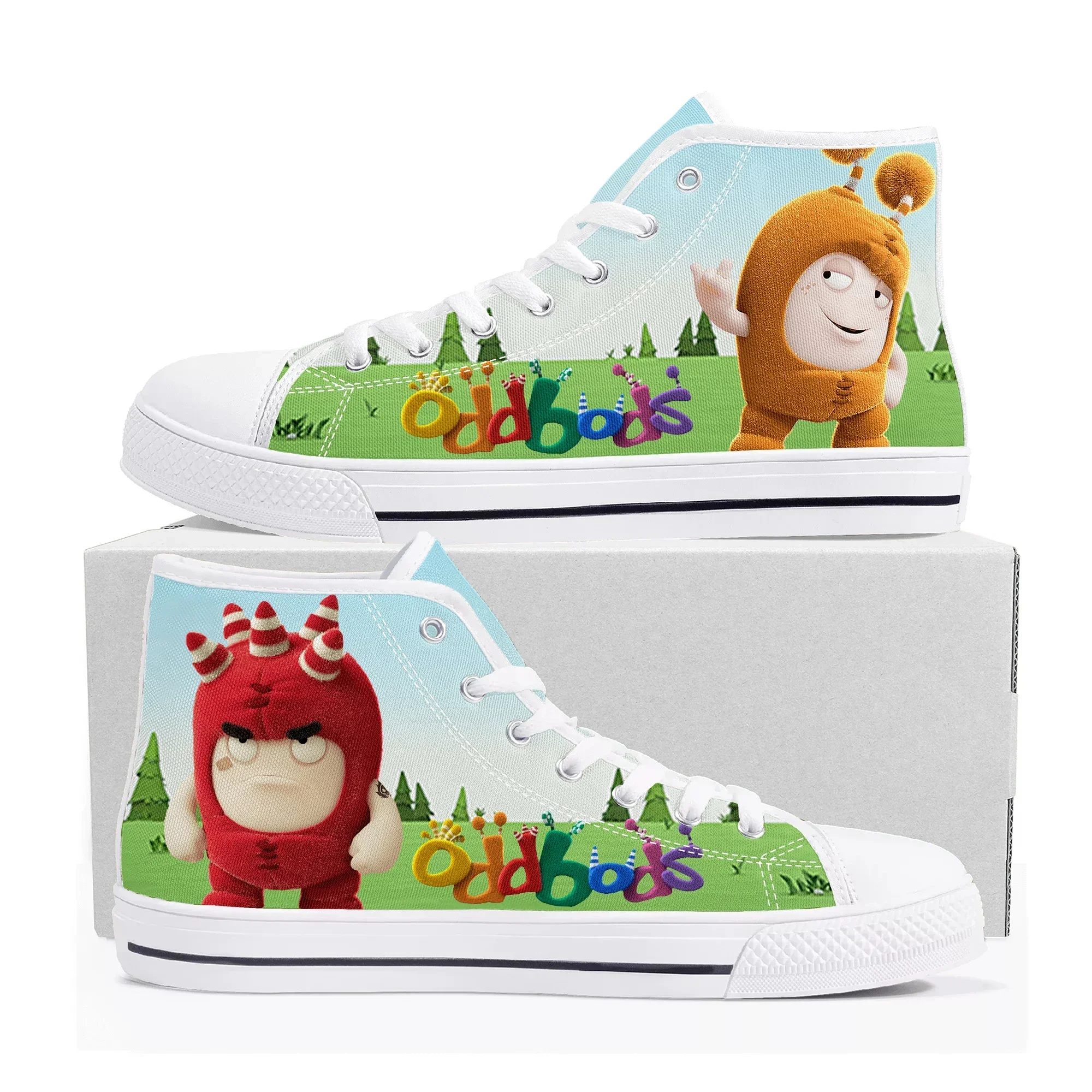Oddbods High Top Sneakers Mens - Women Shoes Singapore incelemesi ve fiyatı