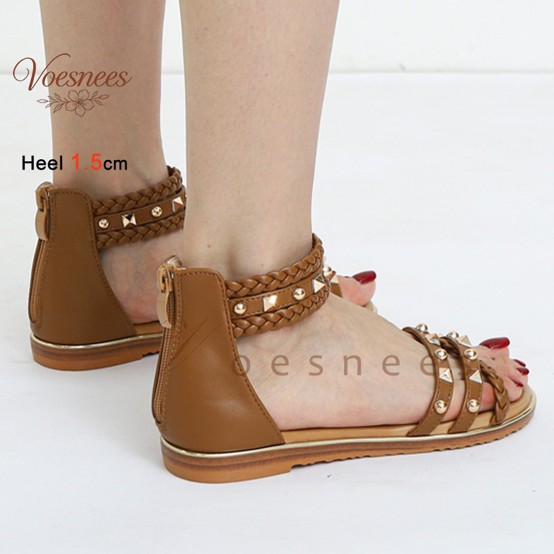 Fashion Women's Retro Braided  - Women Shoes For Walking incelemesi ve fiyatı