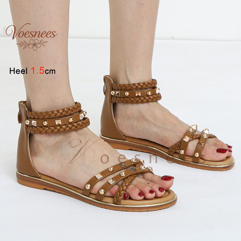 Fashion Women's Retro Braided  - Women Shoes For Walking incelemesi ve fiyatı